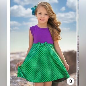 Mermaid Dress Mila Belle Girls NWOT